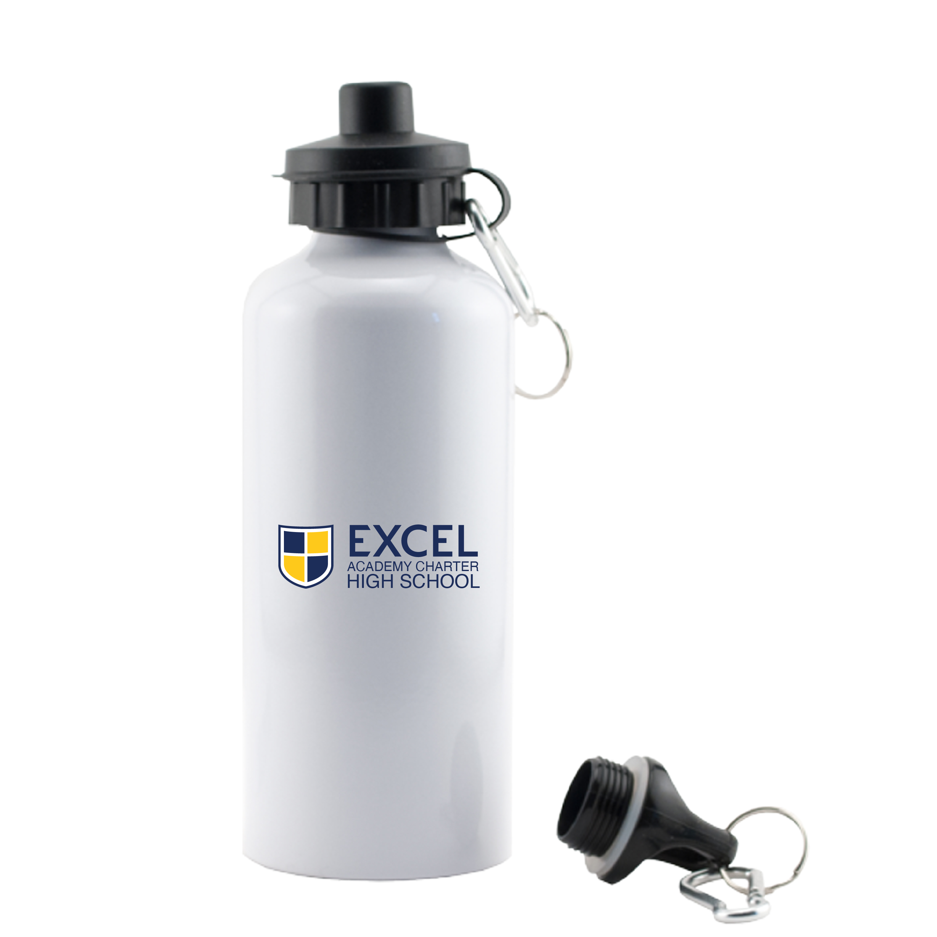 Excel Academy Charter High School SUBLIMATION ALUMINUM WATER BOTTLE